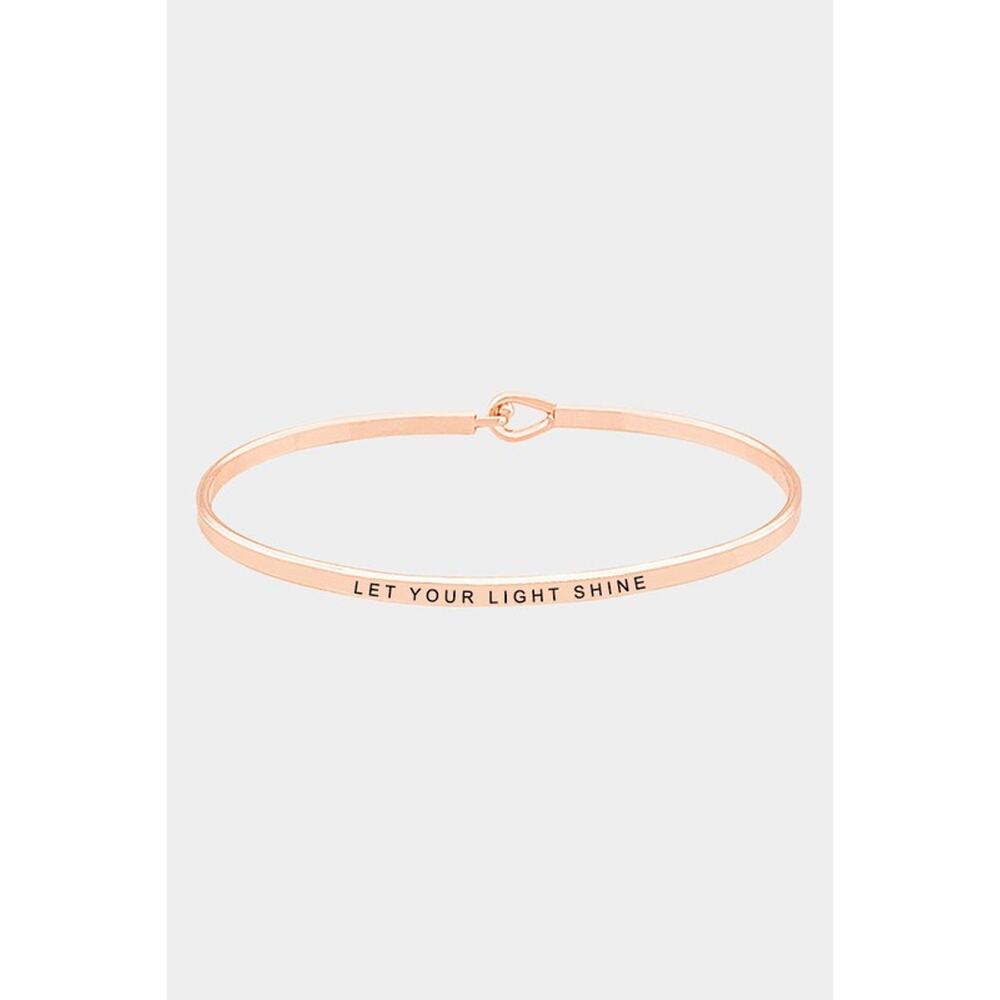 Let Your Light Shine Bracelet-Rose Gold